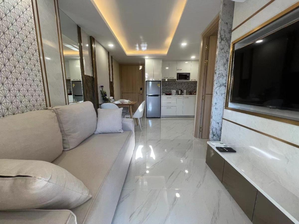 Romantic Beach Apartment芭堤雅水系高档酒店式公寓可做饭 جومتين بيتش المظهر الخارجي الصورة